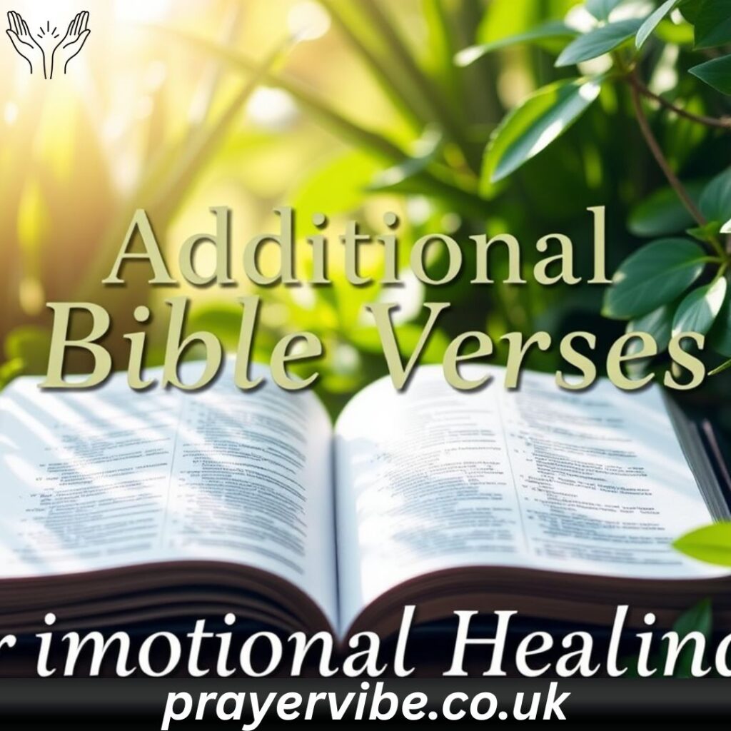 Additional Bible Verses for Emotional Healing 🌱
