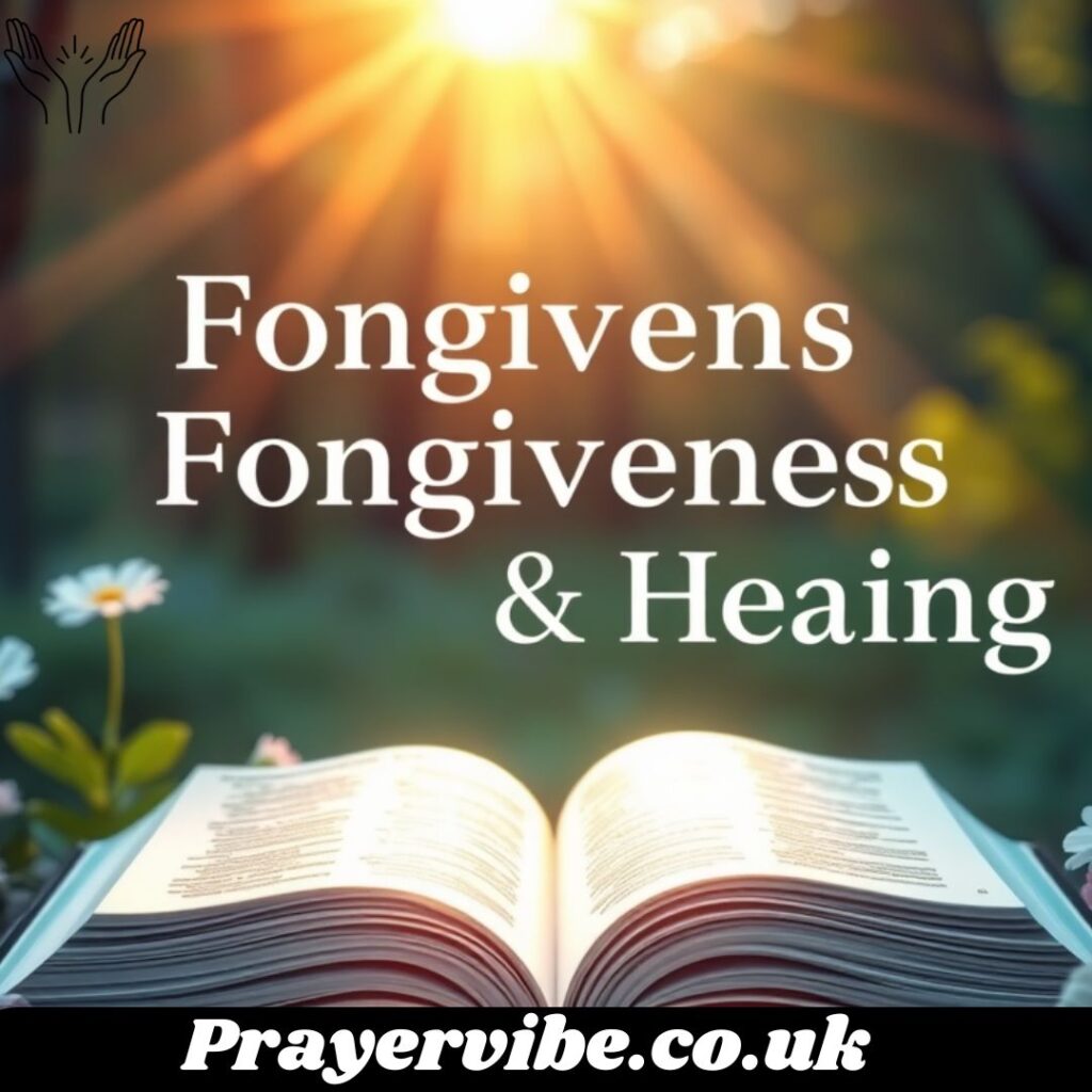 Bible Verses About Forgiveness and Healing