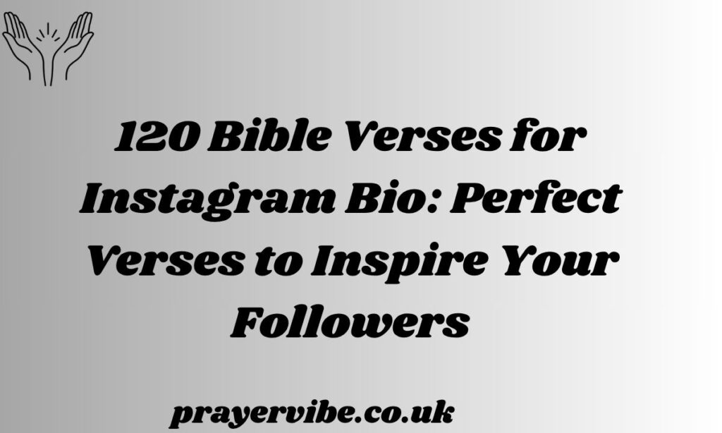 Bible Verses for Instagram Bio: Perfect Verses to Inspire Your Followers