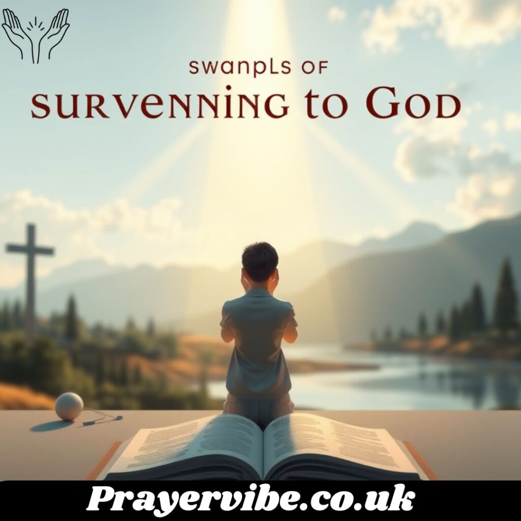 Examples of Surrendering to God in the Bible