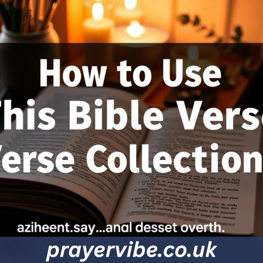 How to Use This Bible Verse Collection? 📚