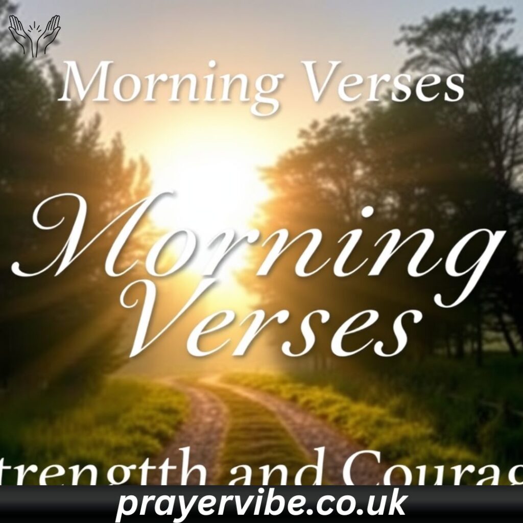 Morning Verses Strength and Courage