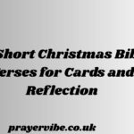 Short Christmas Bible Verses for Cards and Reflection