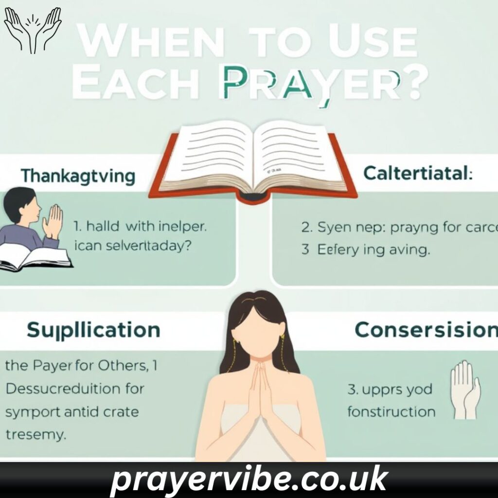 When to Use Each Prayer? 📋