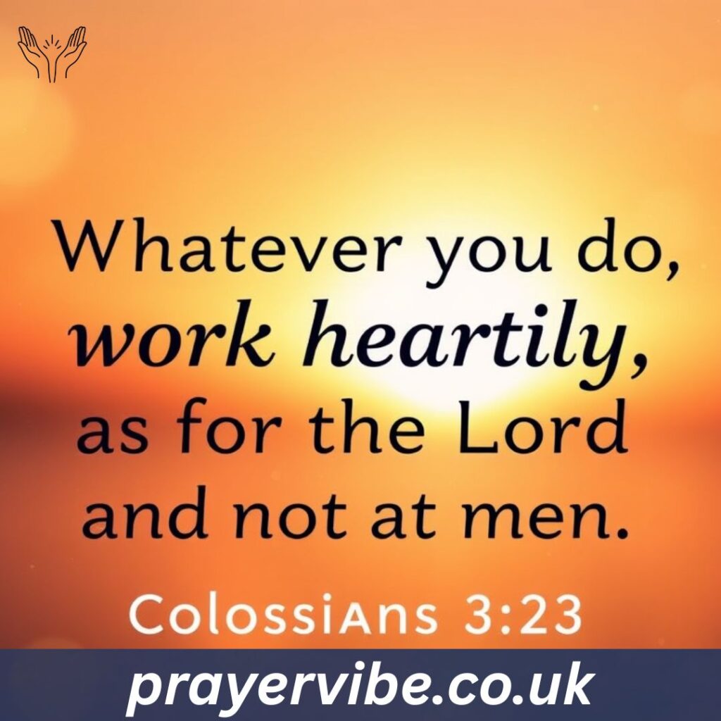 📅 Bible verse November 13, 2025: Colossians 3:23
