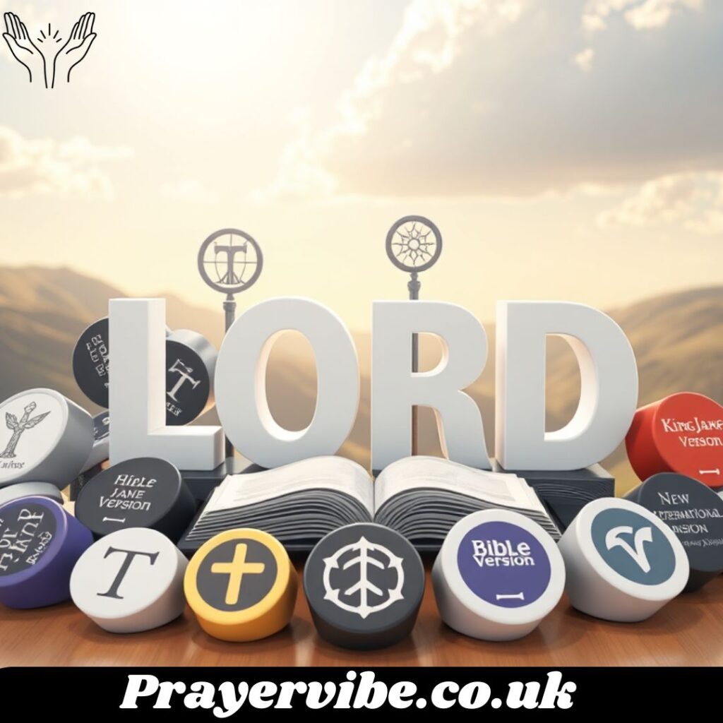 Bible Versions Using LORD