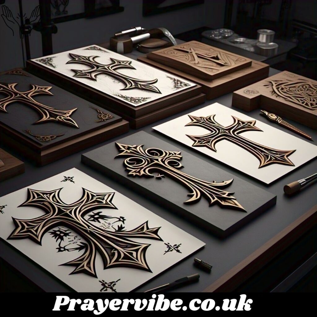 Cross Tattoo Stencils